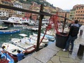 рыбаки готовятся к рыбалке, экскурсия по итальянской ривьере