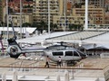 вертолёт на крыше Яхт-клуба в Монако