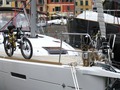 самое главное на яхте -собачка и велосипед; экскурсия в Портофино