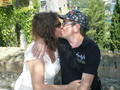 поцелуй на "скамье влюблённых" в Портофино