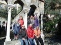 туристы с горного курорта Сестриере (Пьемонт)