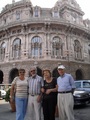 туристы из США и Одессы, на экскурсии по Генуе