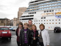 семья из Архангельска, экскурсиия для пассажиров  с круизов по Средиземноморью,г. Савона