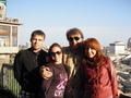 Алексей,Екатерина,Николай и Наталья из Владивостока; на смотровой площадке в Генуе