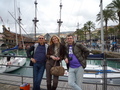 Фарид,Анна и Александр из Москвы, в Старом порту Генуи