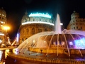город Генуя фонтан на пл.де Феррари